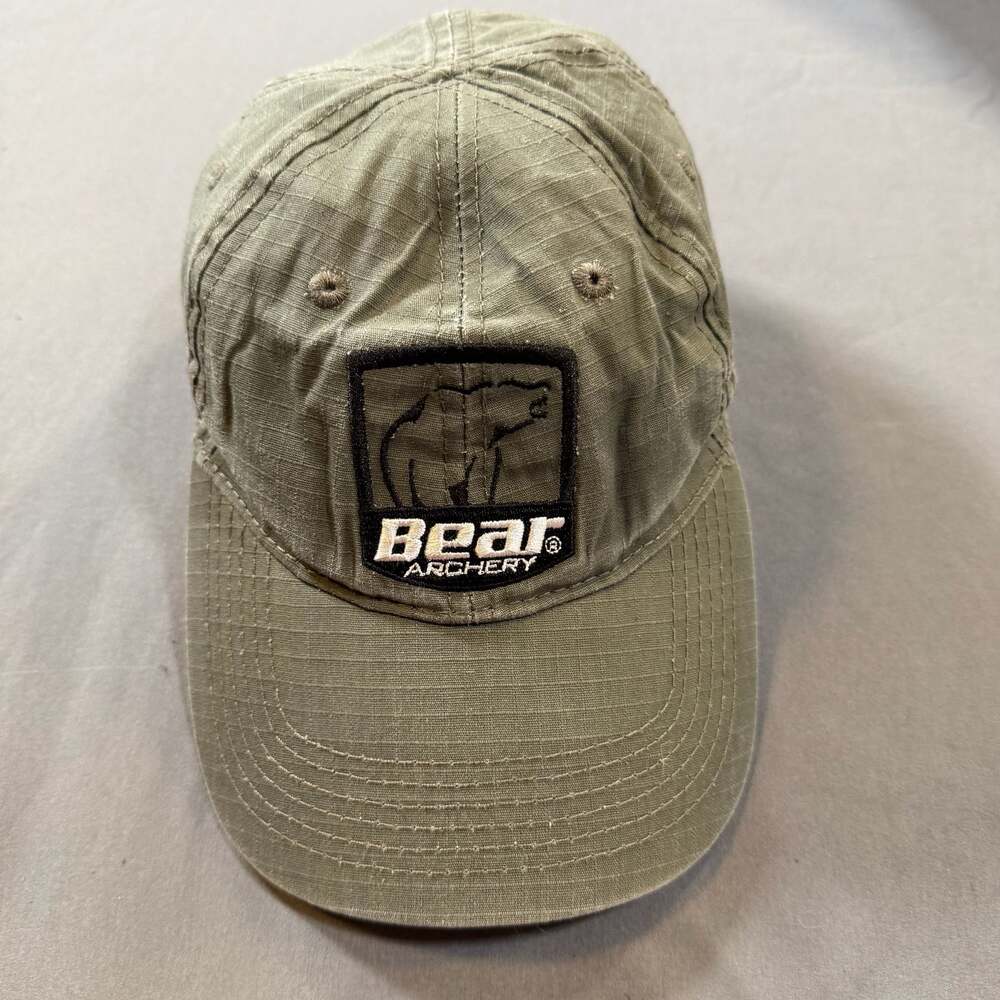 Bear Archery Olive Green Ripstop Baseball Cap Hat